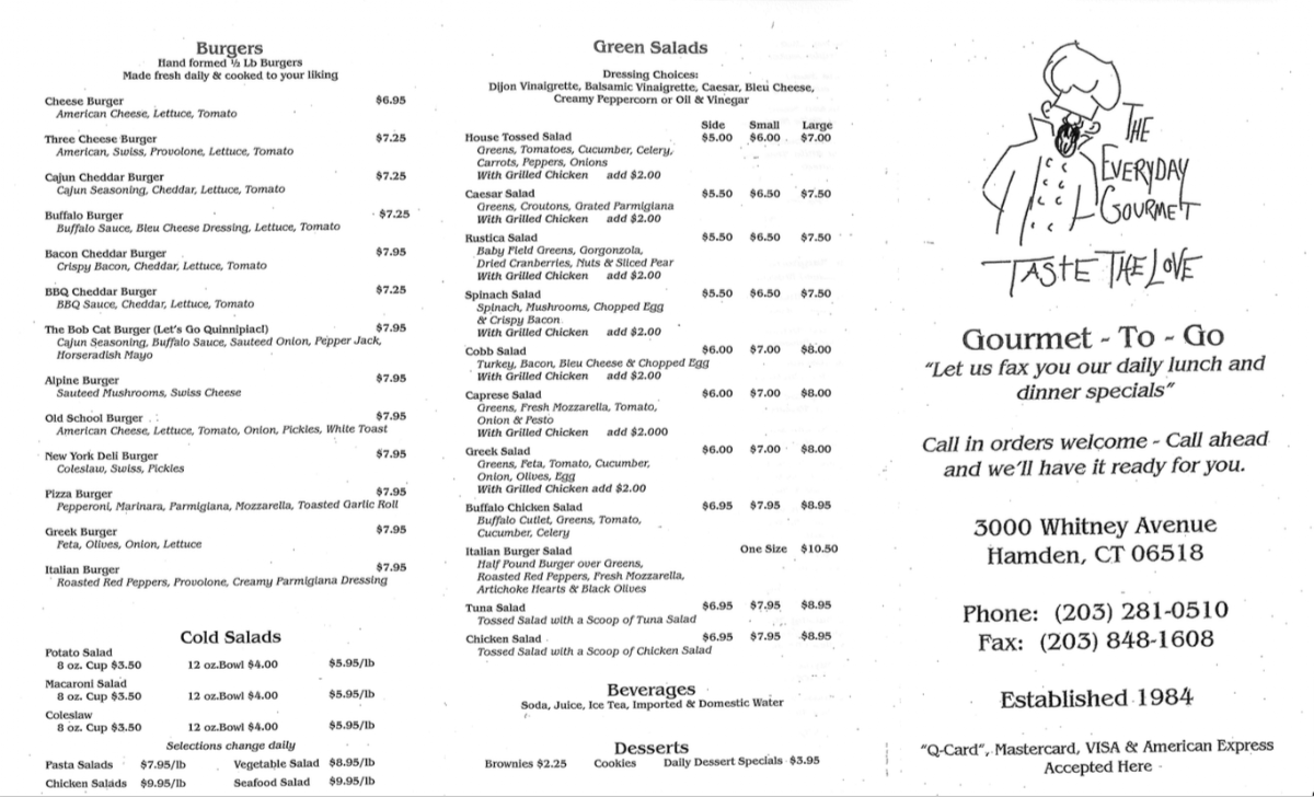 Menu The Everyday Gourmet-2