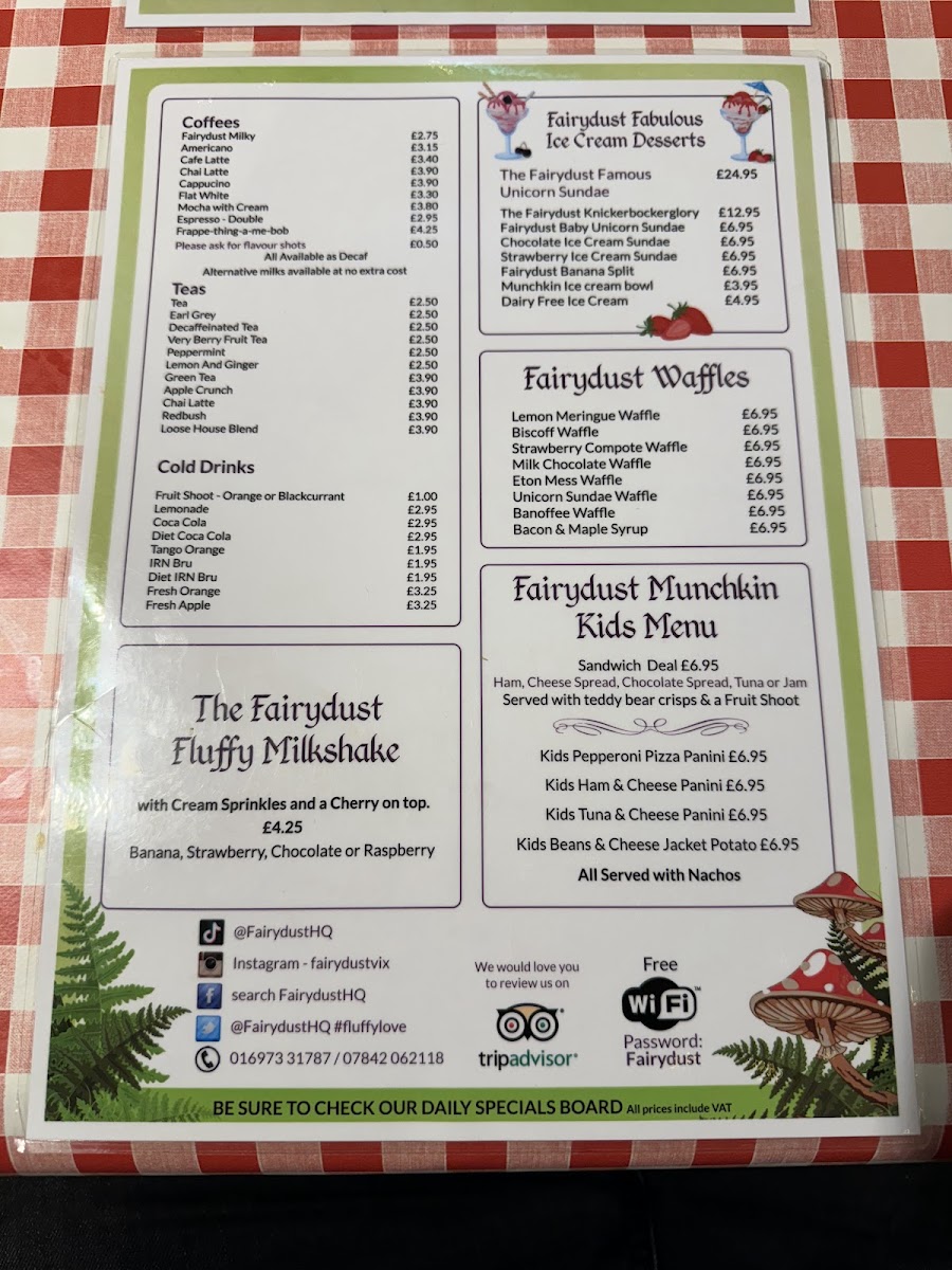 Menu The Fairydust Emporium Silloth-3