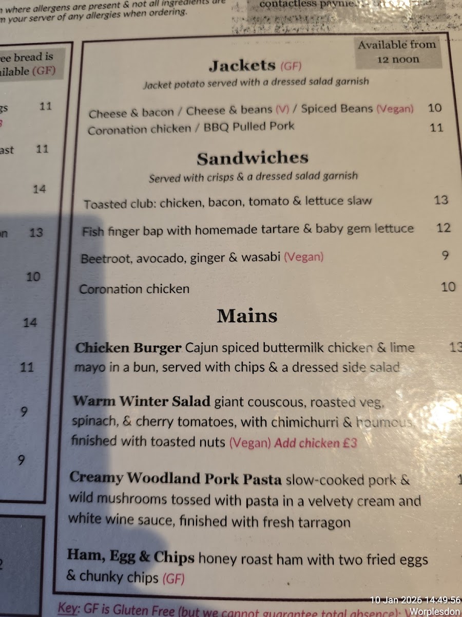 Menu The Farmhouse Restaurant-4