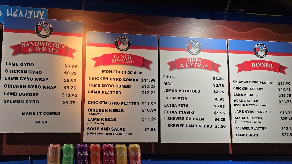Menu The Fat Lamb-2
