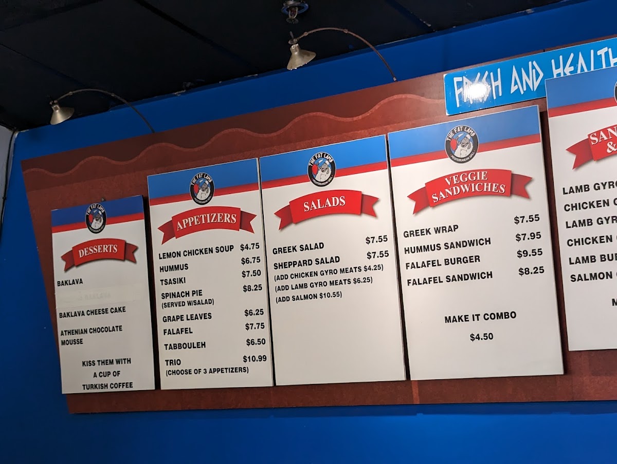 Menu The Fat Lamb-8