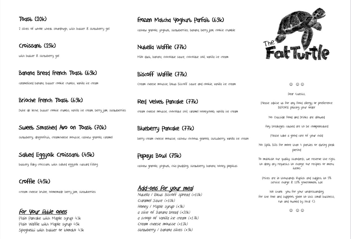 Menu The Fat Turtle-6