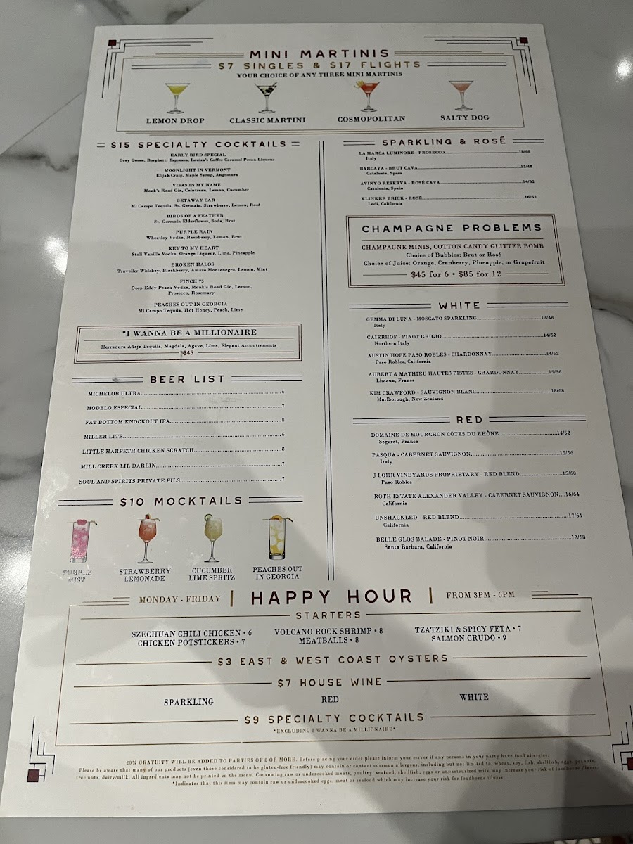 Menu The Finch-7