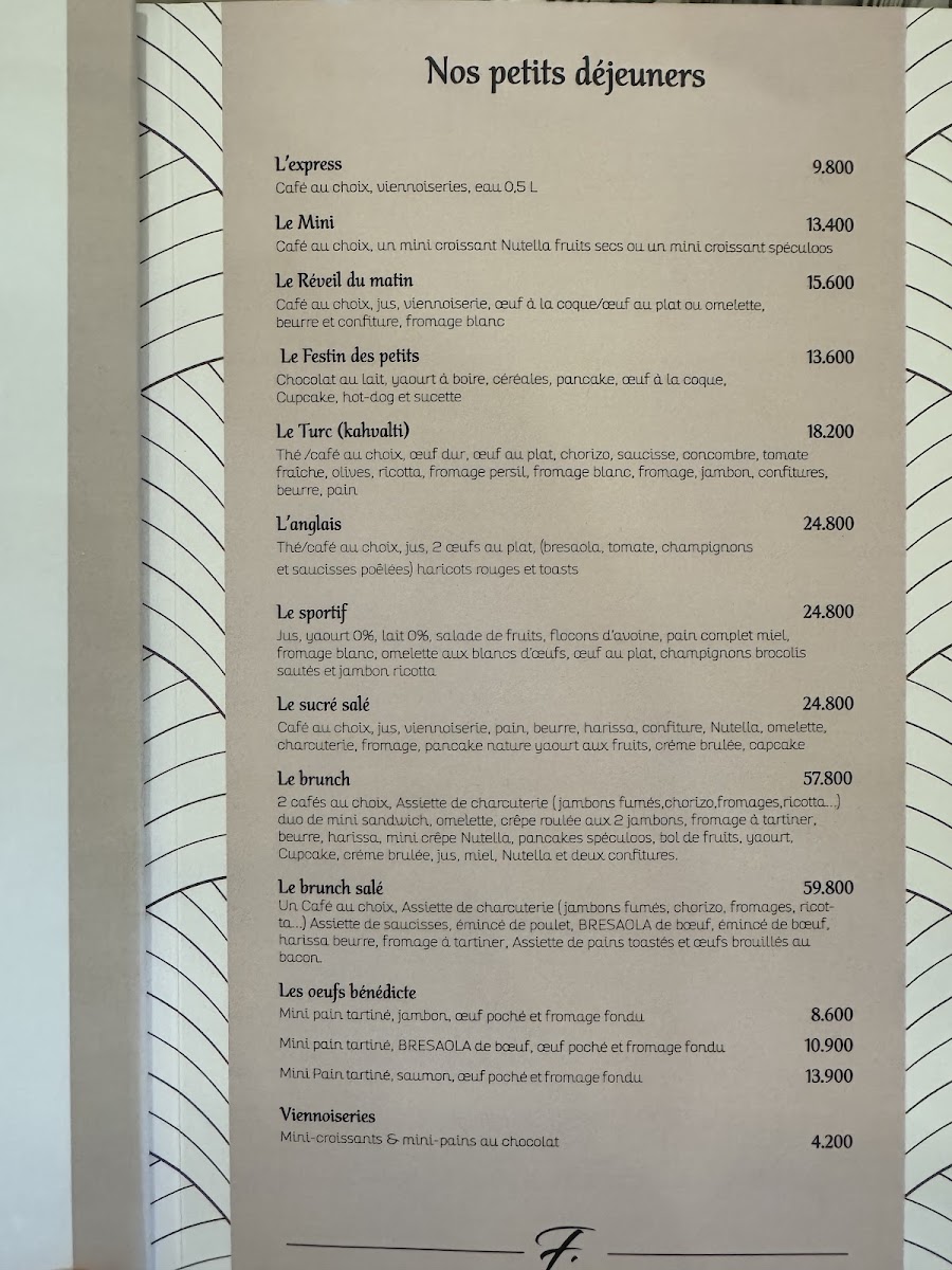 Menu The First Coffee & Resto-1