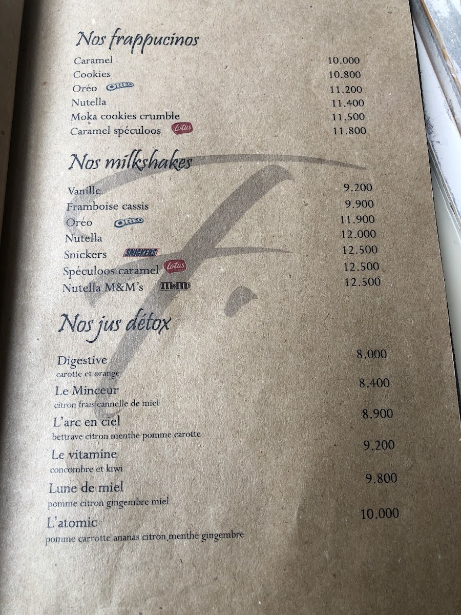 Menu The First Coffee & Resto-2