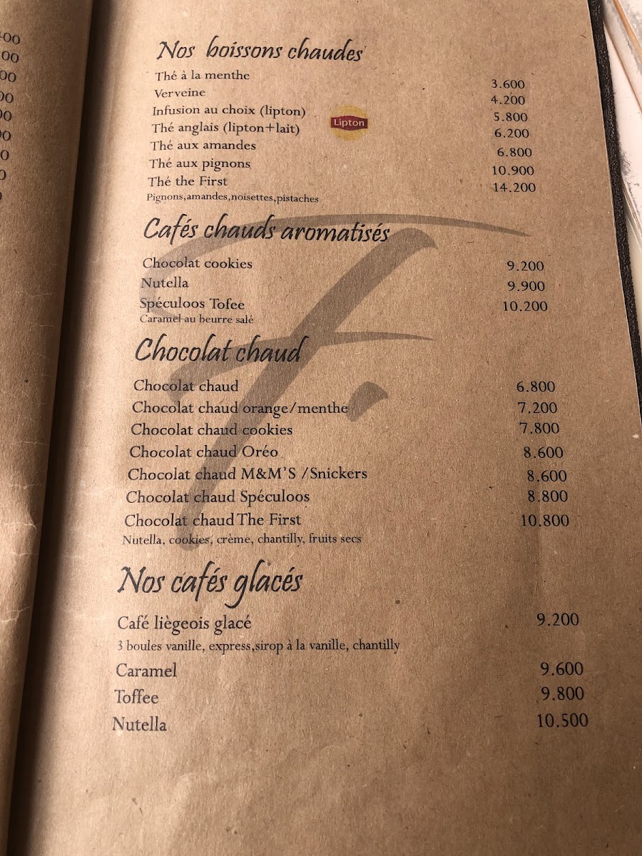 Menu The First Coffee & Resto-9