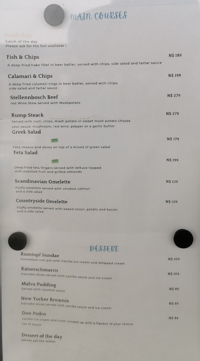 Menu The Fish Deli-1