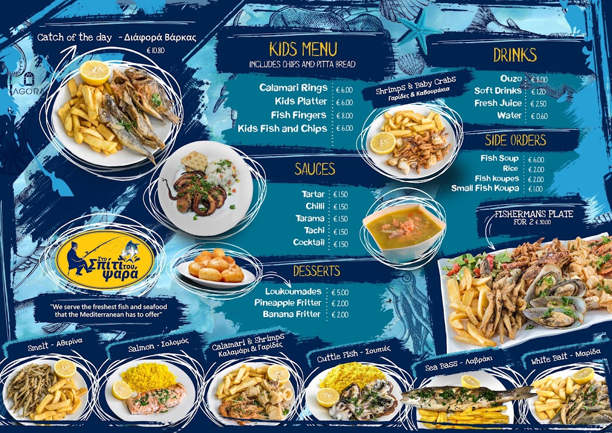 Menu The Fisherman's House Στο Σπιτι Του Ψαρα-3