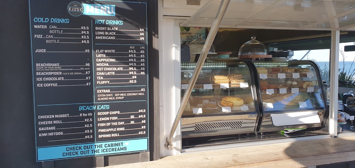 Menu The Fitzroy Beach Kiosk-1