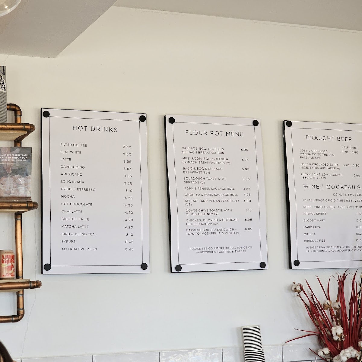 Menu The Flour Pot Bakery - The Beach-1