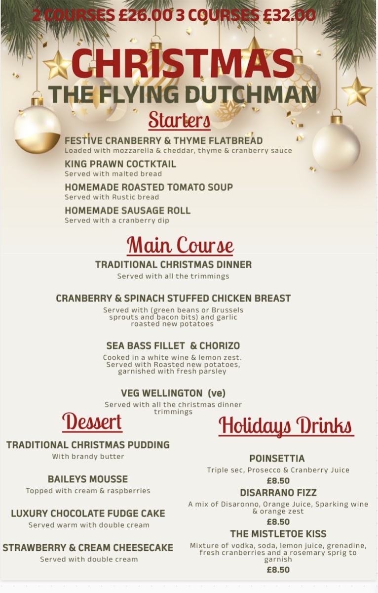 Menu The Flying Dutchman-3