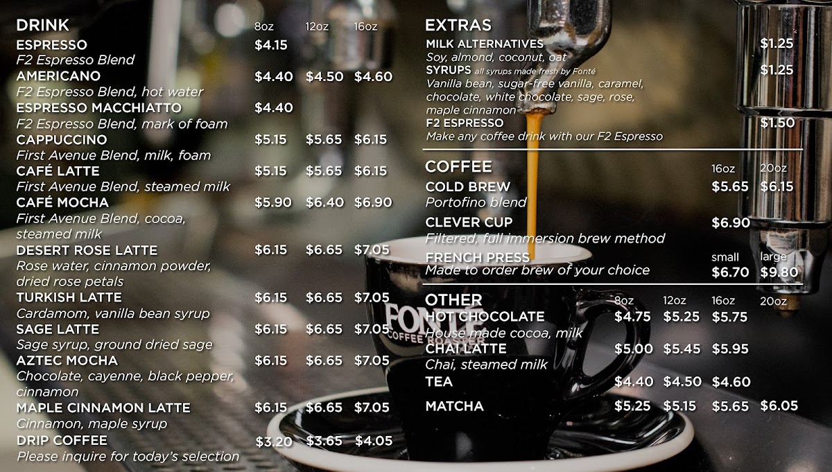 Menu The Fonte Bar At Rainier Square-4