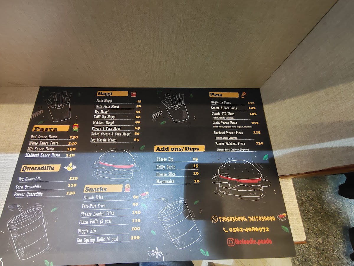 Menu The Foodie Panda-5