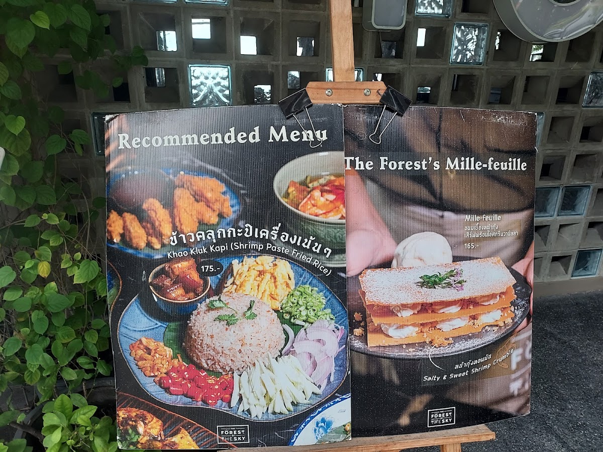 Menu The Forest By The Sky-8