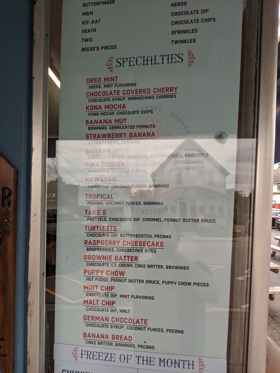 Menu The Freeze-5