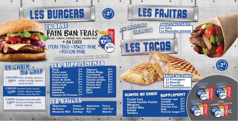 Menu The Frenchy Burger-1
