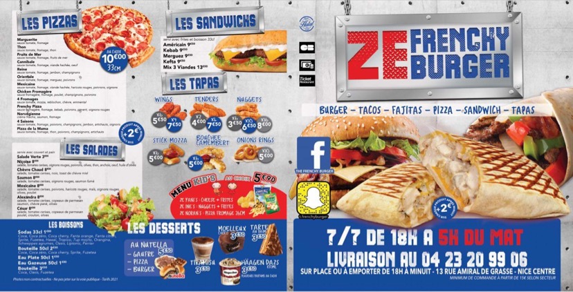 Menu The Frenchy Burger-2