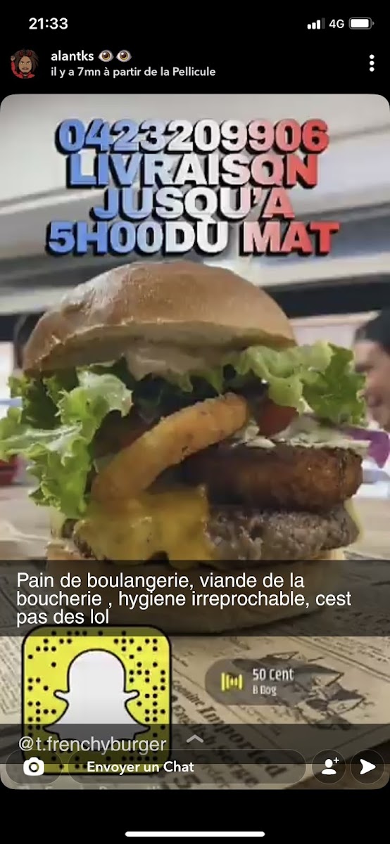 Menu The Frenchy Burger-5