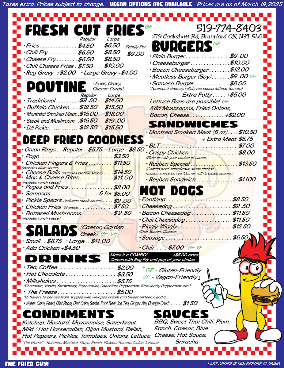 Menu The Fried Guy!-1