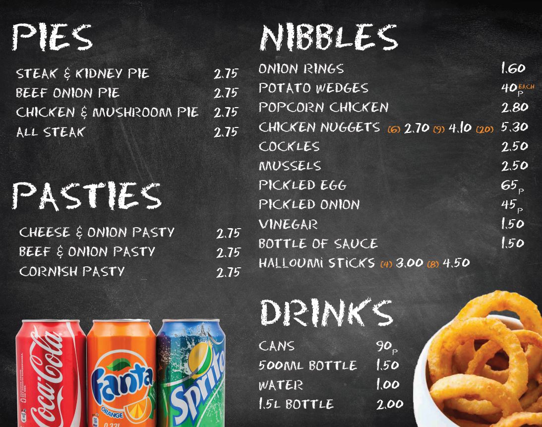 Menu The Fryers Club-5