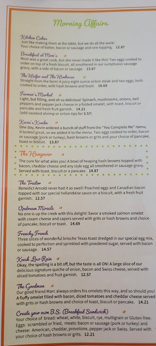 Menu The Funky Brunch Cafe-2