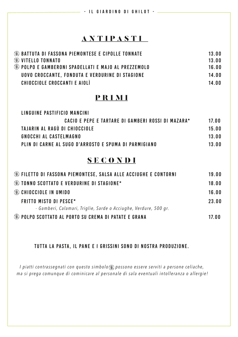Menu The Garden Of Ghilot-3