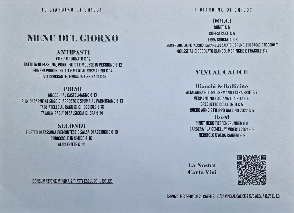 Menu The Garden Of Ghilot-9