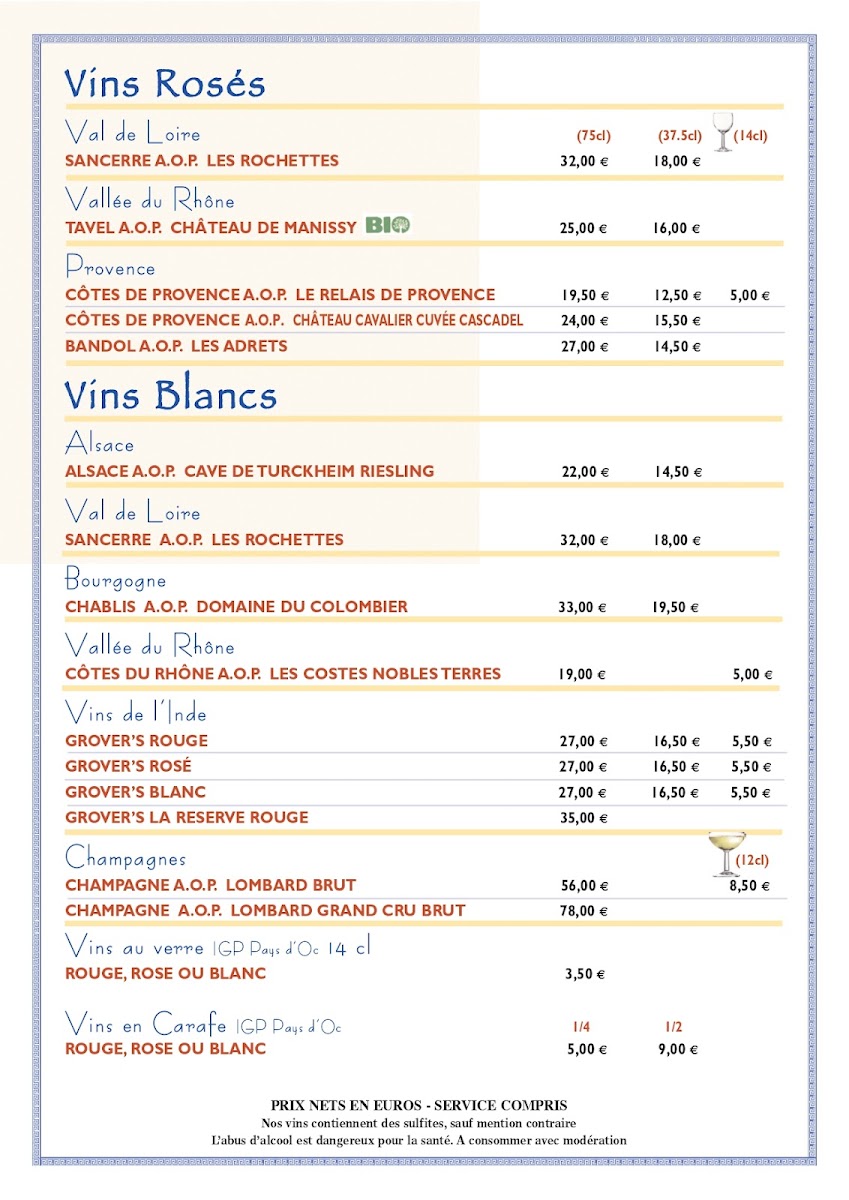 Menu The Gardens Of Shah Jahan-7