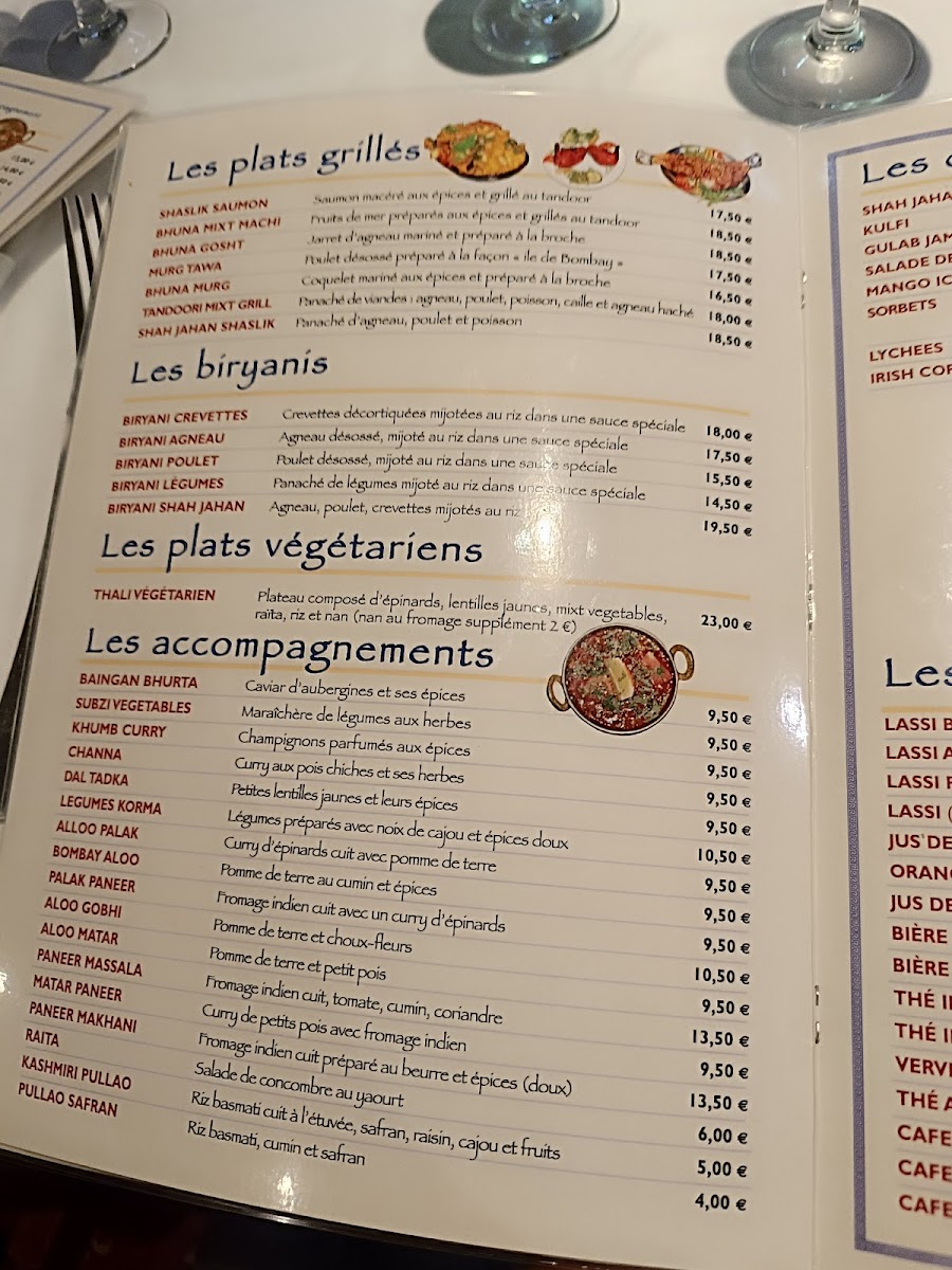 Menu The Gardens Of Shah Jahan-8