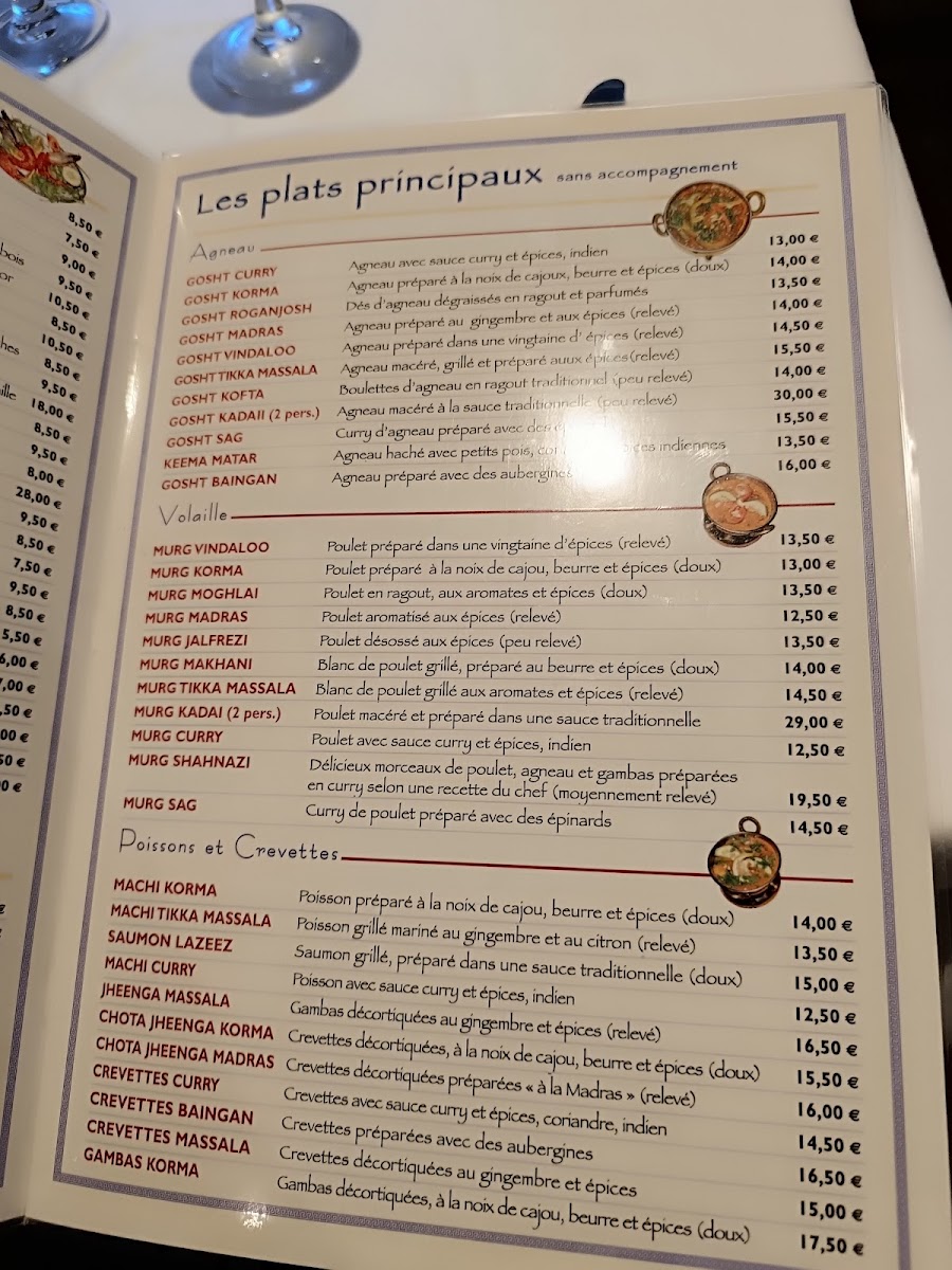 Menu The Gardens Of Shah Jahan-9