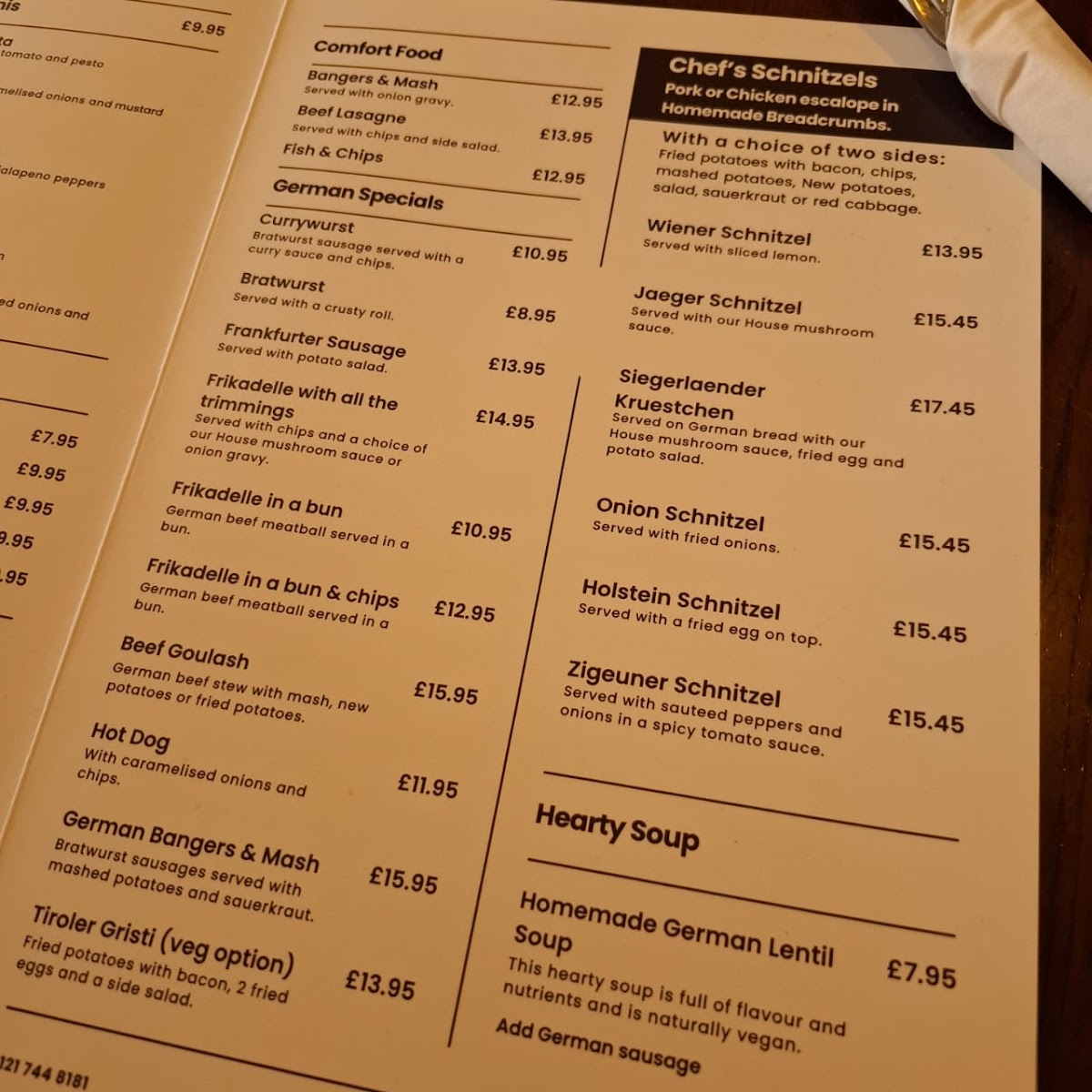 Menu The German Cafe-10
