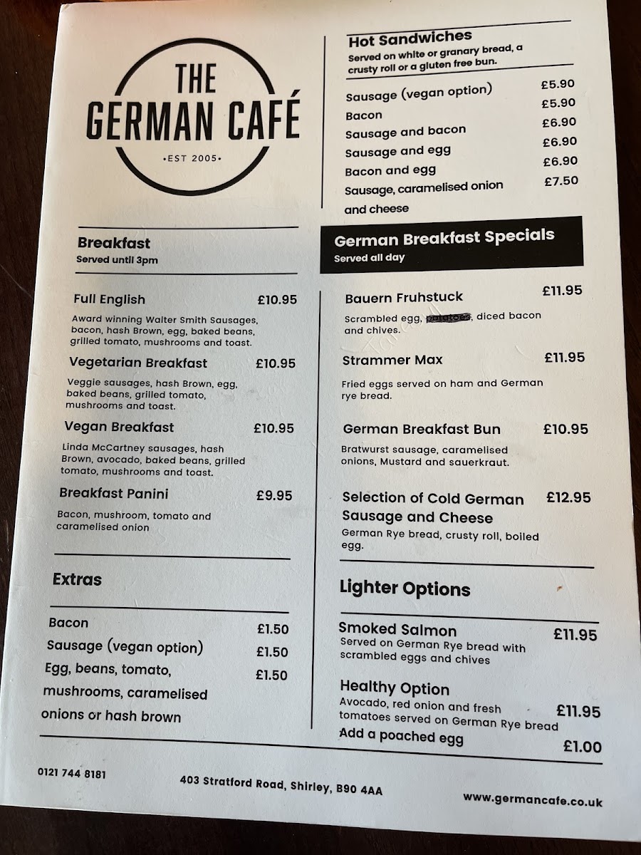 Menu The German Cafe-7