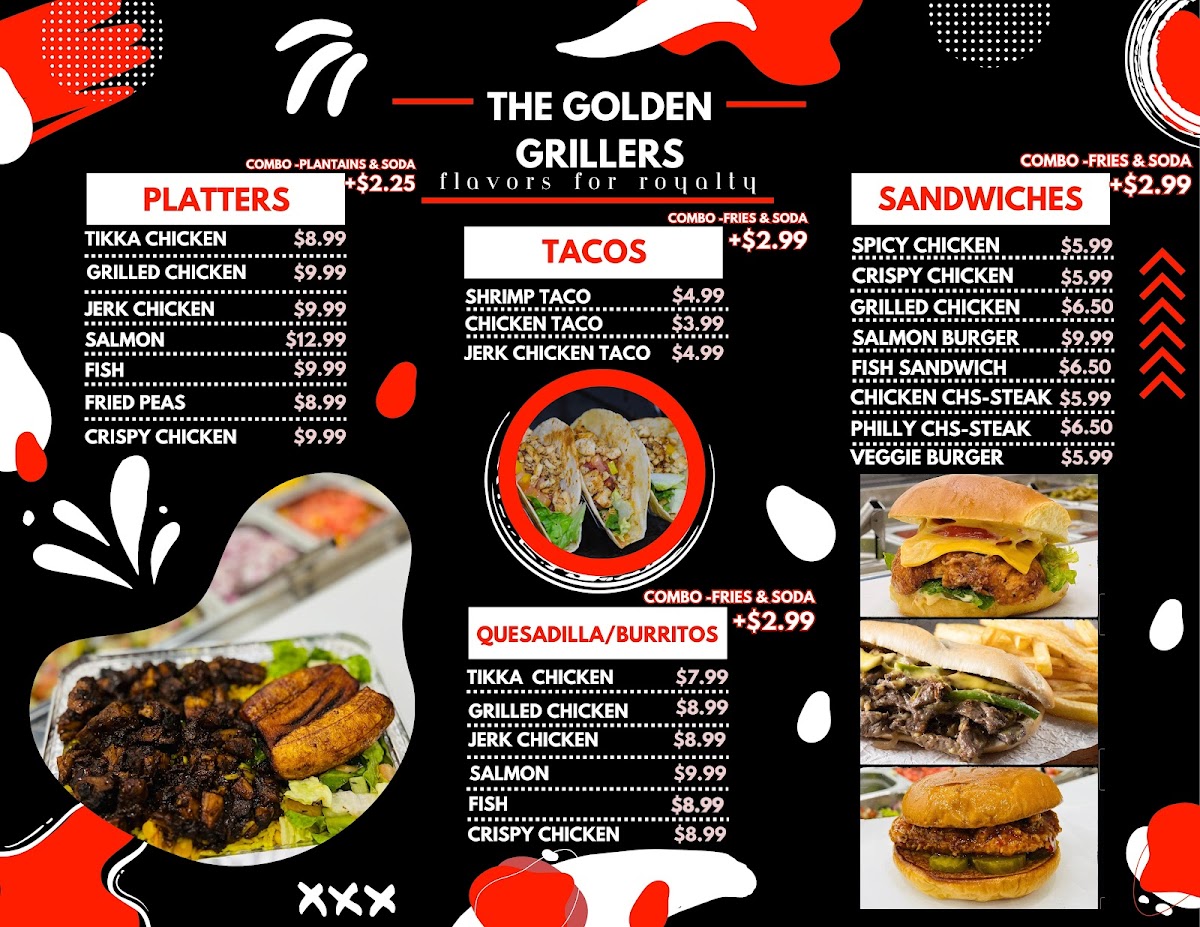Menu The Golden Grillers - Halal-1