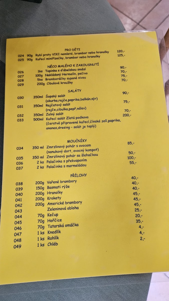 Menu The Golden Horseshoe Inn-2