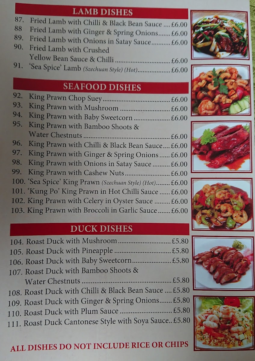 Menu The Golden Phoenix-4