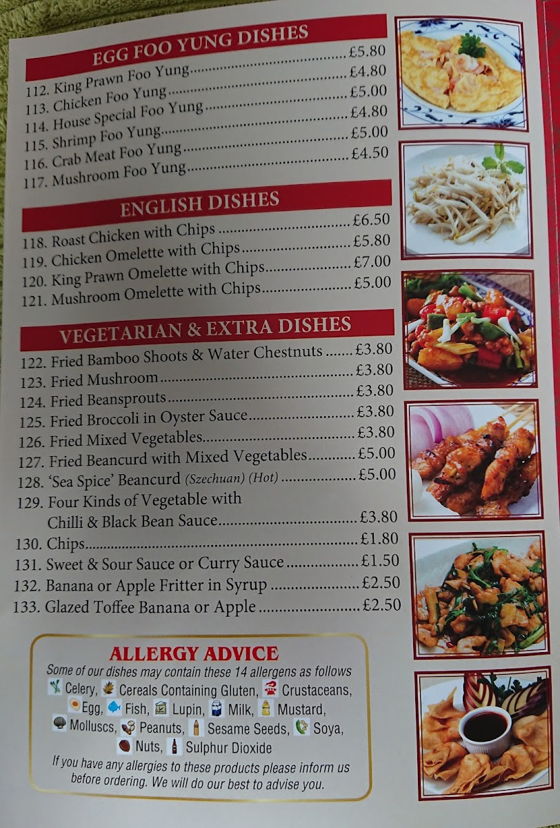 Menu The Golden Phoenix-5