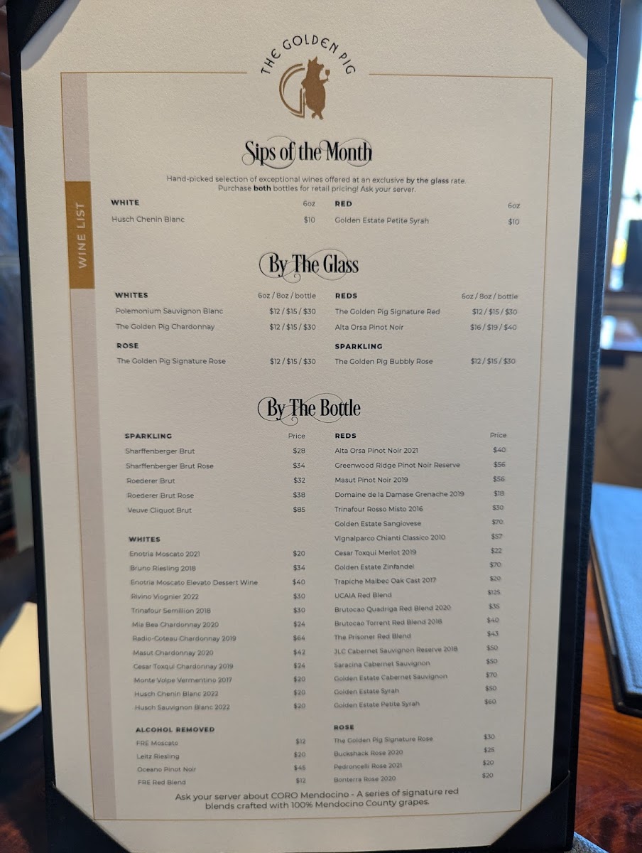 Menu The Golden Pig-6