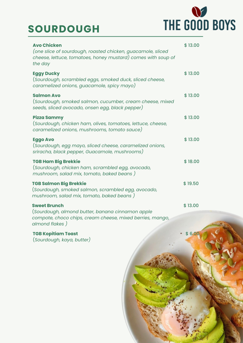 Menu The Good Boys @ Tai Seng-1