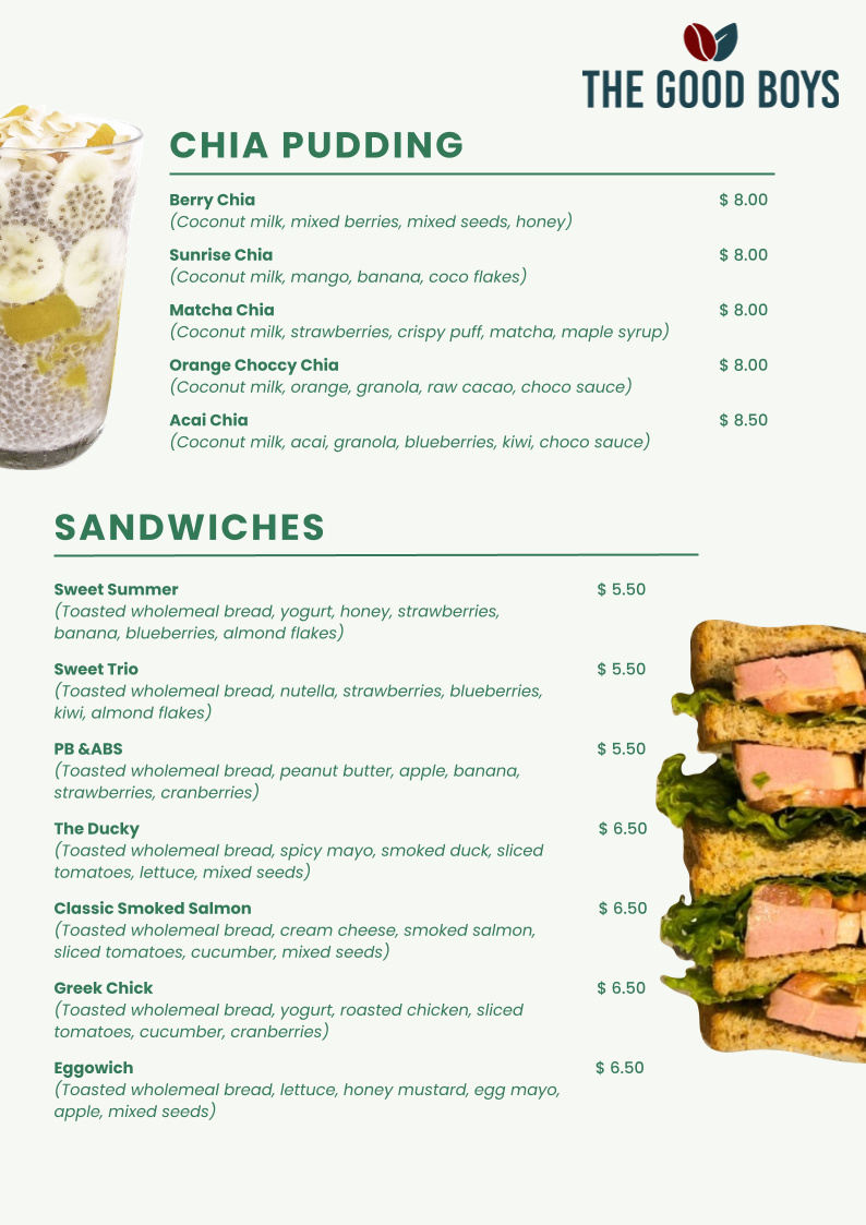 Menu The Good Boys @ Tai Seng-4