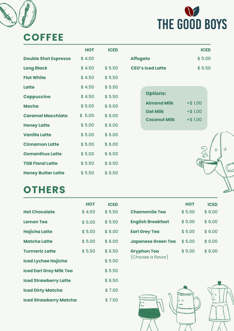 Menu The Good Boys @ Tai Seng-8