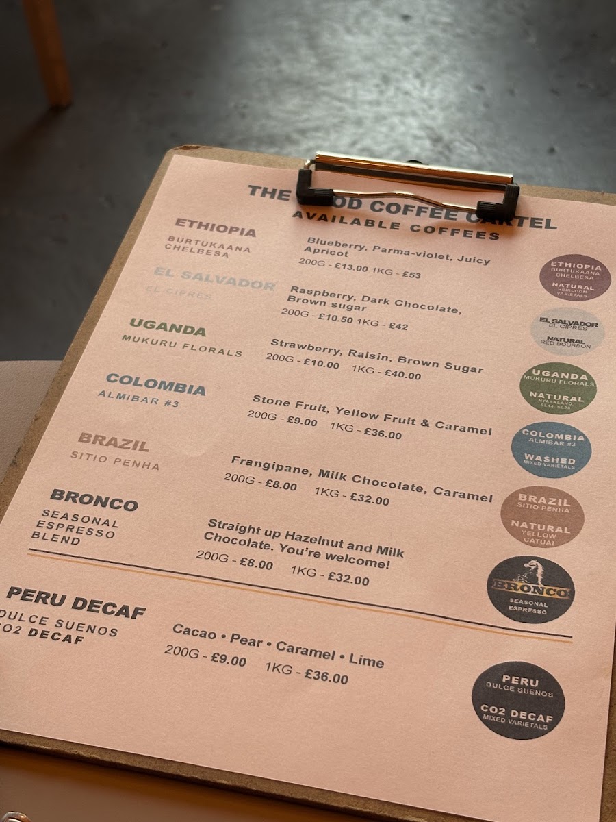 Menu The Good Coffee Cartel-2