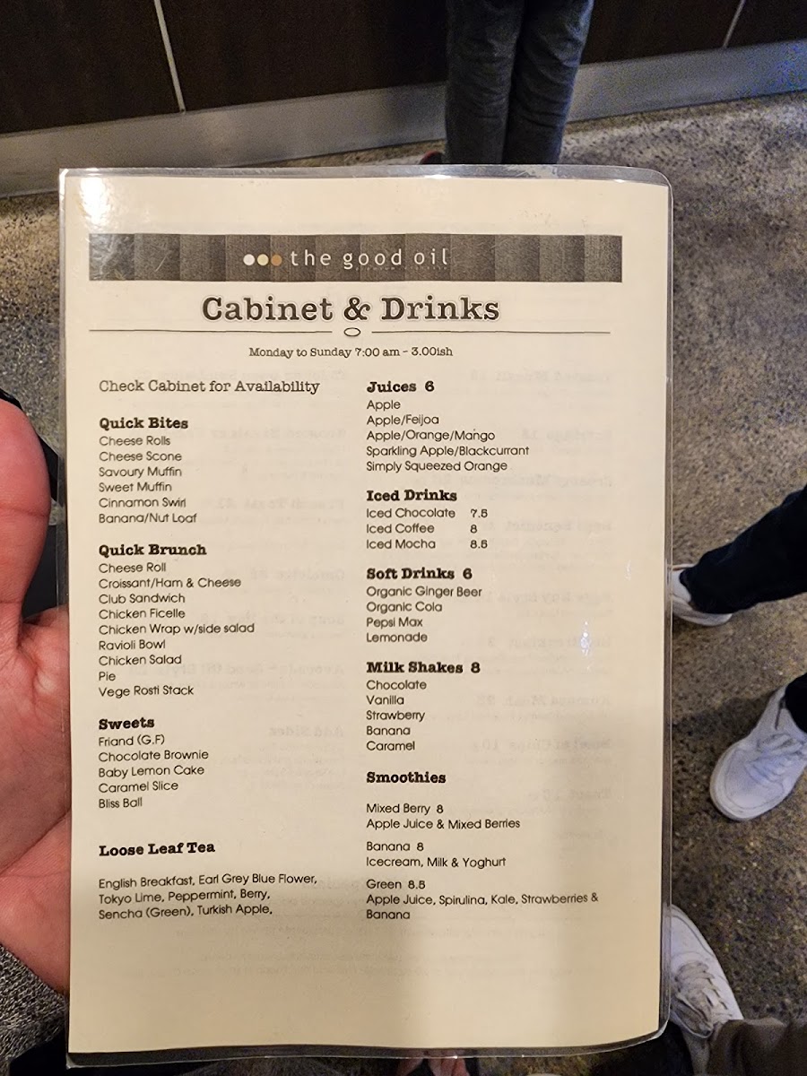 Menu The Good Oil Cafe-4