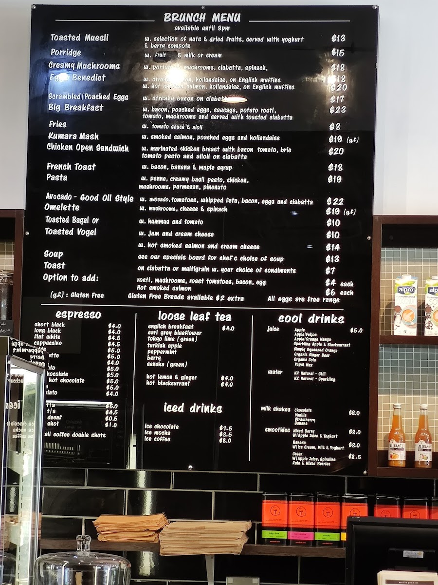 Menu The Good Oil Cafe-5