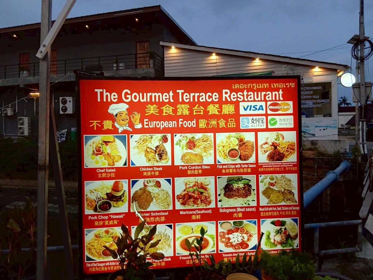 Menu The Gourmet Terrace-1