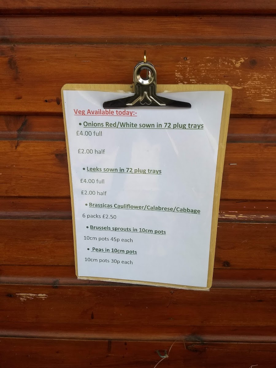 Menu The Grange Coffee Shop And Garden Centre-9