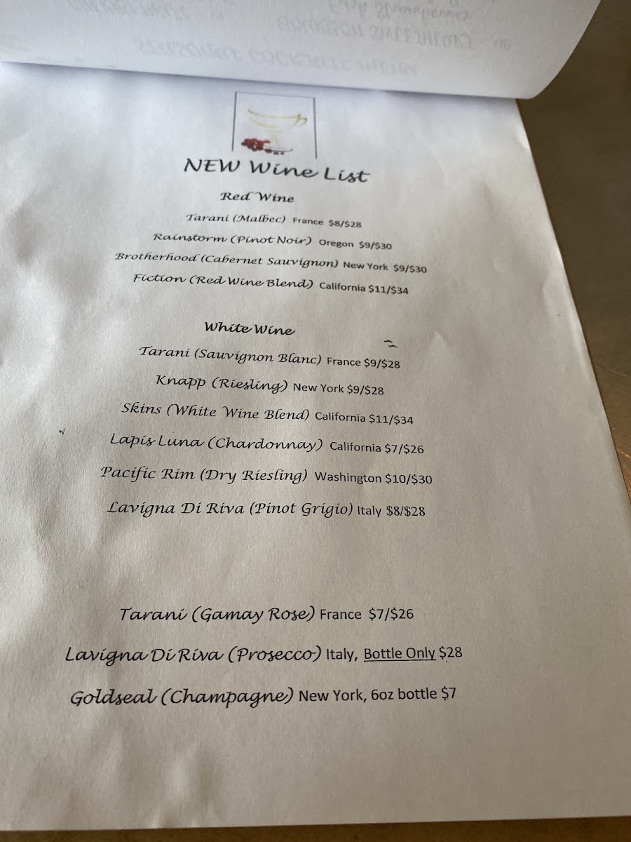 Menu The Grapevine Cafe-3