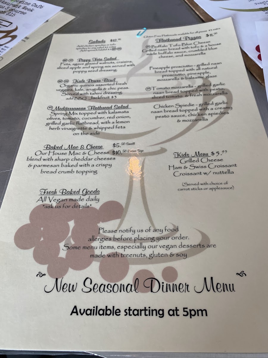 Menu The Grapevine Cafe-6