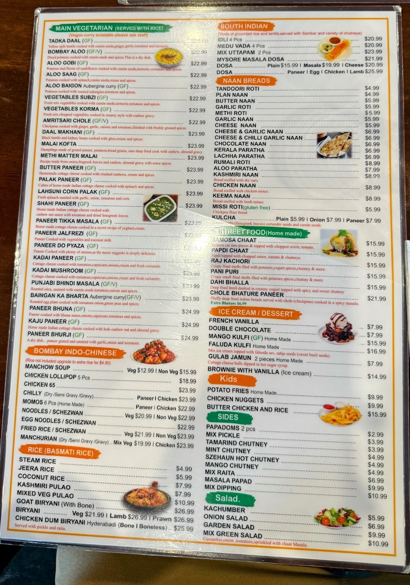 Menu The Great Chilli Indian Restaurant, Lower Hutt-4
