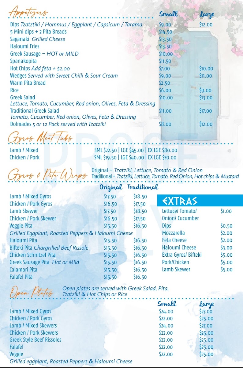 Menu The Greek Grill On High-2