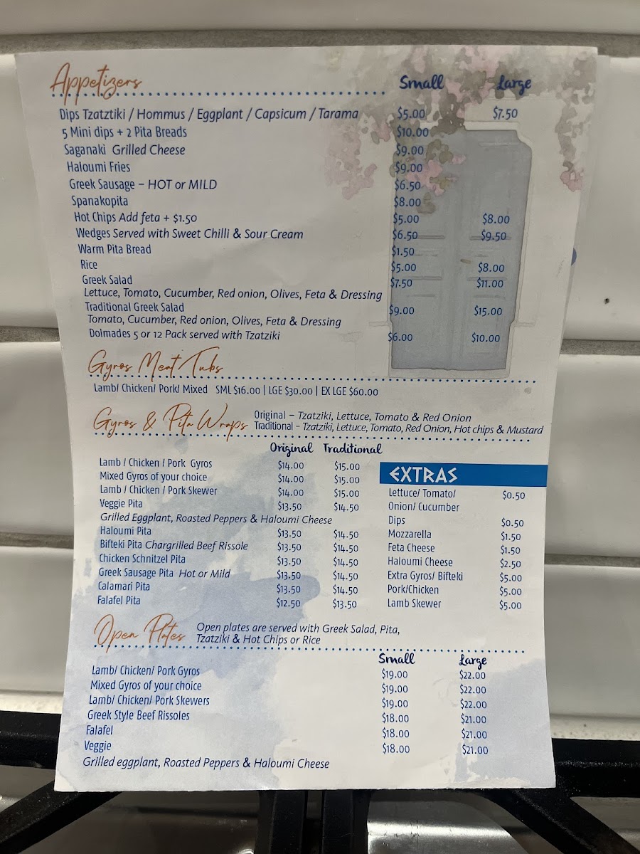 Menu The Greek Grill On High-7